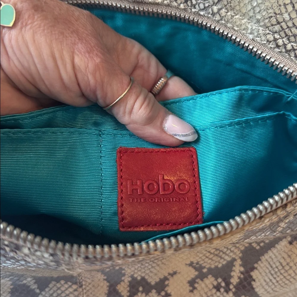 HOBO Snake Print Crossbody Bag - Picture 7 of 8